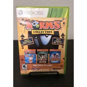 Worms Collection Microsoft Xbox 360 Complete CIB Tested Working ESRB USA Version